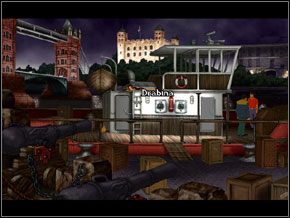 Serce waliło mi jak oszalałe - [Nico] LONDYN - Statek - Broken Sword II: The Smoking Mirror - poradnik do gry