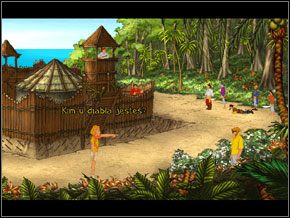 Tylu wspaniałych ludzi na planie - [George] KARAIBY - Wyspa Zombie - Plan filmowy - Broken Sword II: The Smoking Mirror - poradnik do gry