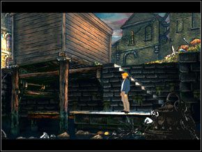 Po wyjęciu go z wody, zauważyłem, że zakończony jest hakiem - [George] MARSYLIA - Portowe nabrzeża - Broken Sword II: The Smoking Mirror - poradnik do gry