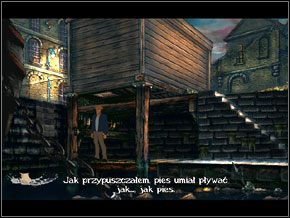 Zwabiłem nieszczęsne stworzenie, skuszone chrupkami, na platformę, a następnie dokonałem wodowania przy użyciu bosaka - [George] MARSYLIA - Portowe nabrzeża - Broken Sword II: The Smoking Mirror - poradnik do gry