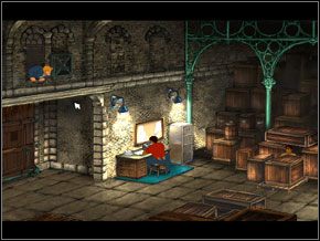 Podszedłem ponownie do drzwi i zapukałem - [George] MARSYLIA - Portowe nabrzeża - Broken Sword II: The Smoking Mirror - poradnik do gry