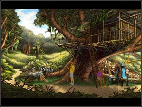 4 - [George] DŻUNGLA - Domek na drzewie cz.1 - Broken Sword II: The Smoking Mirror - poradnik do gry