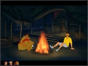 Szaman był strasznym gadułą - [George] DŻUNGLA - Indiańska wioska - Broken Sword II: The Smoking Mirror - poradnik do gry
