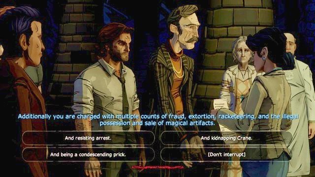 Proces Crooked Mana - On Fairness | Epizod 5 - Cry Wolf | The Wolf Among Us - The Wolf Among Us - sezon 1 - poradnik do gry