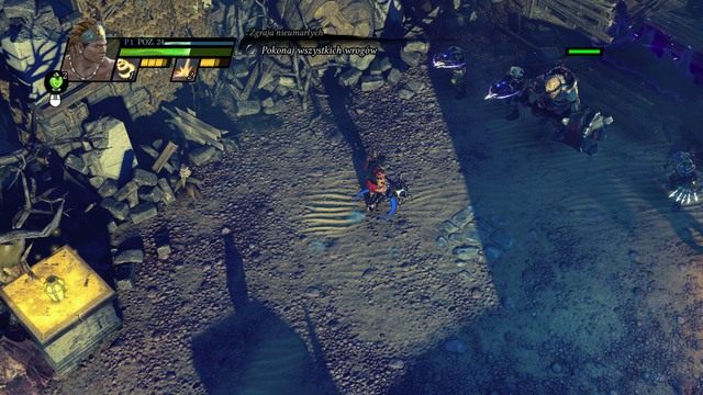W pierwszej kolejności rozpraw się z kusznikami otaczającymi minibossa. - Pokonanie wszystkich przeciwników | Zadania poboczne w Sacred 3 - Sacred 3 - poradnik do gry