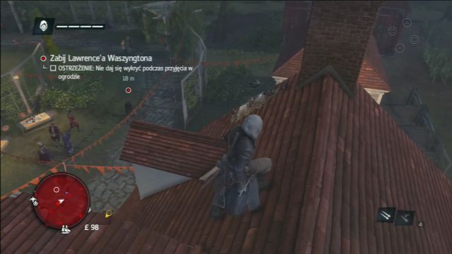 Wykorzystaj dach, by zakraść się do wroga. - 04 - Tylko na zaproszenie | Sekwencja 1 | Solucja Assassins Creed Rogue - Assassins Creed: Rogue - poradnik do gry