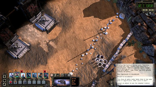 Kamienie wyznaczają zasięg bezpiecznej strefy - Więzienie | Wasteland 2 - Wasteland 2 - poradnik do gry