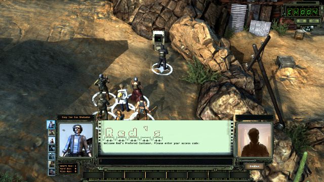 Wprowadź hasło by bezpiecznie dojść do Reda - Zadanie główne - Droga do Damonty i kombinezony antyradiacyjne | Więzienie - Wasteland 2 - poradnik do gry