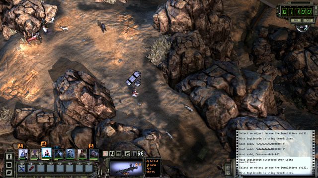 Wychodząc z jaskini nie zapomnij rozbroić min - Zadanie główne - Droga do Damonty i kombinezony antyradiacyjne | Więzienie - Wasteland 2 - poradnik do gry