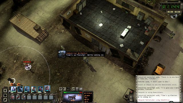 Roboty atakujące Fletchera - Ocalcie skazańca - albo i nie | Angelorium | Wasteland 2 - Wasteland 2 - poradnik do gry
