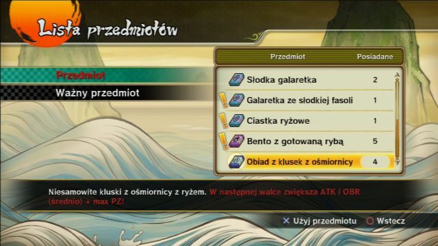 Dobór odpowiedniego bento znacznie ułatwia starcie. - Światowy Turniej Ninja - klasa S+ - Naruto Shippuden: Ultimate Ninja Storm Revolution - poradnik do gry