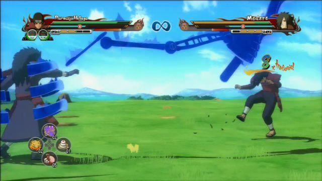 Ataki Madary są irytujące przez swój daleki zasięg. - Najpotężniejszy z nikczemnych duetów - Światowy Turniej Ninja - Wydarzenia Sojuszników - Naruto Shippuden: Ultimate Ninja Storm Revolution - poradnik do gry