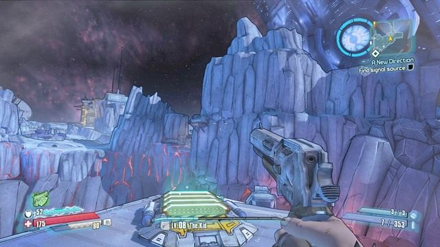 Zanim pójdziesz do innej lokacji wejdź na wyższy poziom i skieruj się do miejsca pokazanego na zdjęciu - A New Direction | Zadania główne w Borderlands The Pre-Sequel - Borderlands: The Pre-Sequel! - poradnik do gry