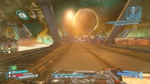 Po zabiciu wszystkich przeciwników uruchom most z głównej konsoli i skieruj się na niego - Intelligences of the Artificial Persuasion | Zadania główne w Borderlands - Borderlands: The Pre-Sequel! - poradnik do gry