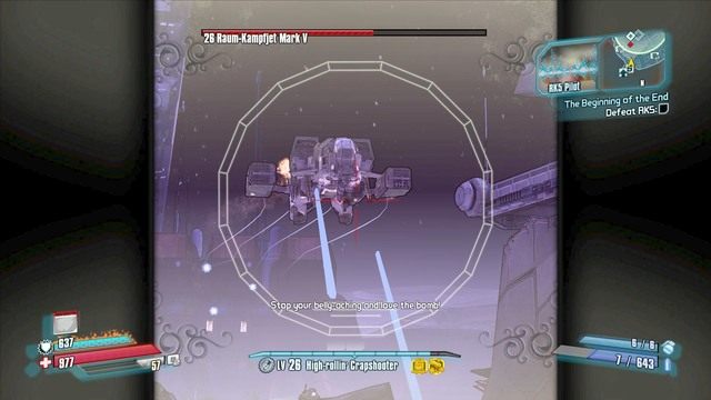 Najlepszą metodą na jego pokonanie jest siedzenie w windzie i ukrywanie się przed ostrzałem - The Begining of the End | Zadania główne w Borderlands The Pre-Sequel - Borderlands: The Pre-Sequel! - poradnik do gry
