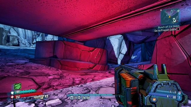 Na zdjęciu widać przejście do wymaganej lokacji - Bunch of Ice Holes | Misje poboczne - Concordia | Borderlands The Pre-Sequel - Borderlands: The Pre-Sequel! - poradnik do gry
