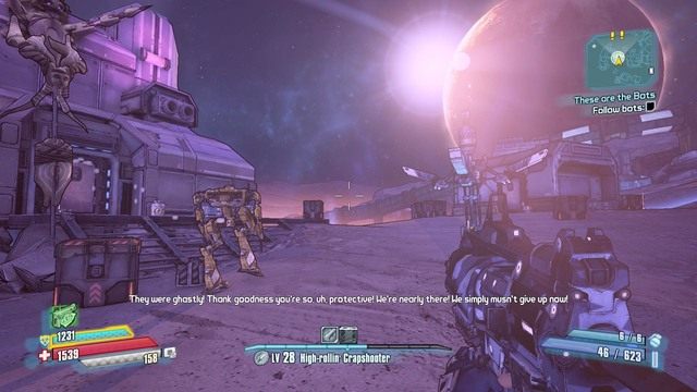 Podążaj ciągle za robotami i czyść tereny, w których się zatrzymują - These are the Bots | Misje poboczne - Vorago Solitude | Borderlands - Borderlands: The Pre-Sequel! - poradnik do gry