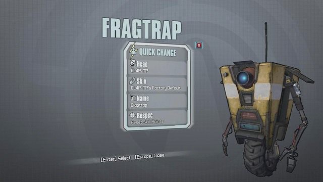 Jeżeli chodzi o wszystkim znanego Claptrapa to nie ma jednoznacznego buildu dla niego - Claptrap Fragtrap w Borderlands The Pre-Sequel | Klasy postaci - Borderlands: The Pre-Sequel! - poradnik do gry
