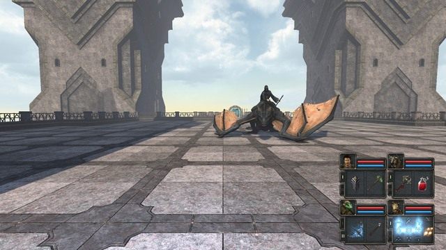 Walka ze smokiem o dostęp do jednego z dwóch możliwych zakończeń - Castle Roof | Castle Nex | Legend of Grimrock II - Legend of Grimrock II - poradnik do gry