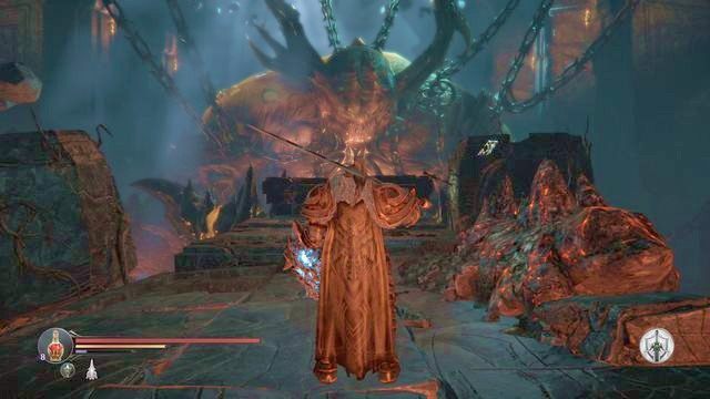 Zabić, czy darować życie? Ciężki wybór. - Pokonaj Niszczyciela, ostatniego z Rhogarskich Lordów | Komnata Kłamstw - Lords of the Fallen - poradnik do gry
