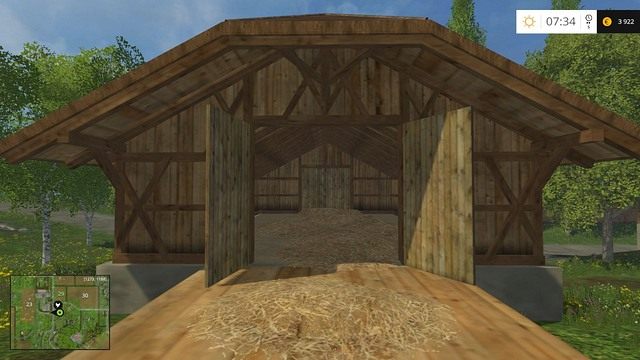 Skup słomy i siana. - Farma budynki oraz maszyny startowe w Farming Simulator 15 | Podstawy - Farming Simulator 15 - poradnik do gry