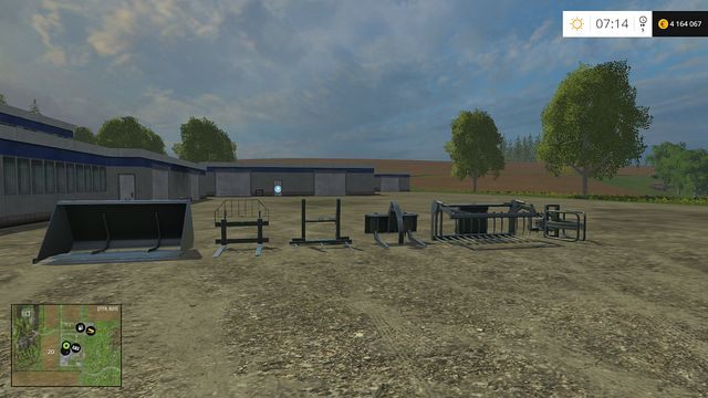 Doczepialne końcówki - Ładowarki teleskopowe i ładowacze czołowe w Farming Simulator 15 | Opis maszyn - Farming Simulator 15 - poradnik do gry