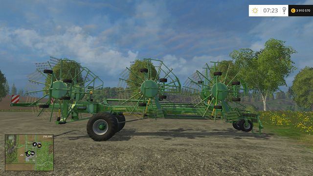 Model: Swadro 2000 - Zgrabiarki w Farming Simulator 15 | Opis maszyn - Farming Simulator 15 - poradnik do gry