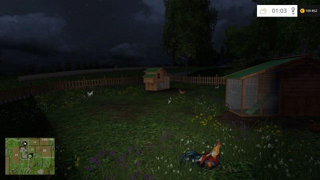 Żaden lis się nie zakradnie... - Kury w Farming Simulator 15 | Hodowla - Farming Simulator 15 - poradnik do gry