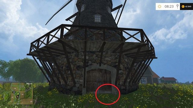 Przy drzwiach młyna - Sektor C: monety 30 - 44 | Złote monety w Farming Simulator 15 - Farming Simulator 15 - poradnik do gry