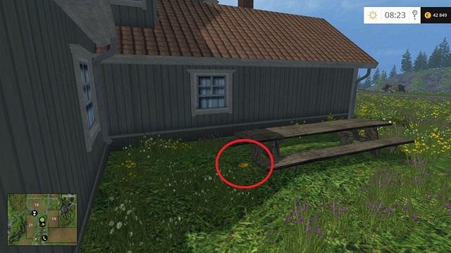 Przy stoliku za domem - Sektor C: monety 30 - 44 | Złote monety w Farming Simulator 15 - Farming Simulator 15 - poradnik do gry