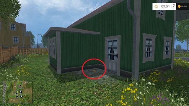 W rogu zielonego domu - Sektor E: monety 55 - 69 | Złote monety w Farming Simulator 15 - Farming Simulator 15 - poradnik do gry