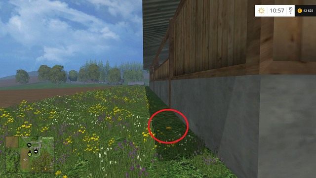 Za budynkiem - Sektor E: monety 55 - 69 | Złote monety w Farming Simulator 15 - Farming Simulator 15 - poradnik do gry