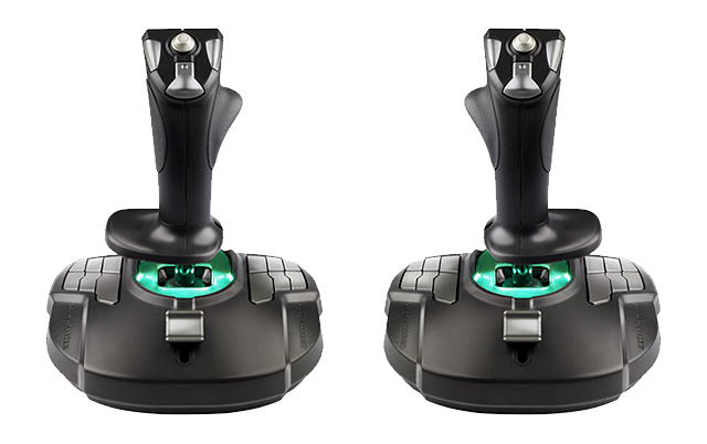 Używanie dwóch joysticków jest nieco bardziej egzotycznym rozwiązaniem, ale wraz z nadejściem nowej ery symulatorów kosmicznych wykorzystujących Newtonowski model lotu staje się ono coraz bardziej popularne - Dwa Joysticki | Sterowanie w Elite Dangerous - Elite: Dangerous - poradnik do gry