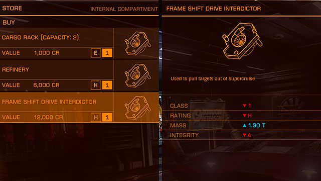 Do wyrwania obcego statku z trybu Super Cruise będzie Ci potrzebny interdyktor FSD (Frame Shift Drive Interdictor), dostępny na większości stacji kosmicznych - Frame Shift Drive | Podróżowanie w Elite Dangerous - Elite: Dangerous - poradnik do gry
