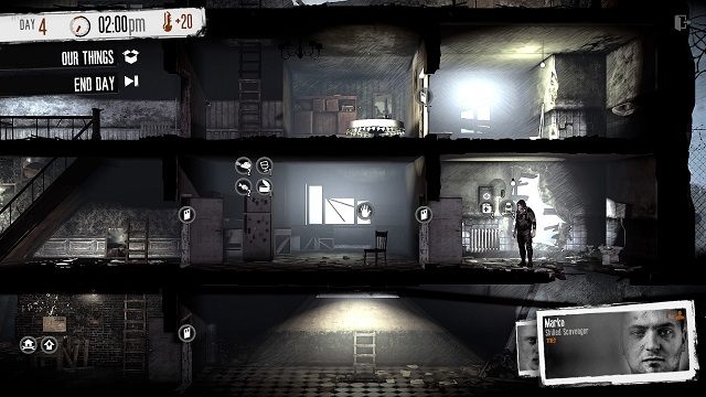 Porządnie przygotowani - pełna lodówka i dobrze zaopatrzona apteczka. - Ekwipunek i zapasy | Podstawy rozgrywki w This War of Mine - This War of Mine - poradnik do gry