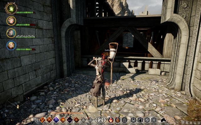 Róg sygnalizacyjny w garnizonie - Dragon Age Inquisition: Bez kontaktu (No World Back) - Dragon Age: Inkwizycja - poradnik do gry