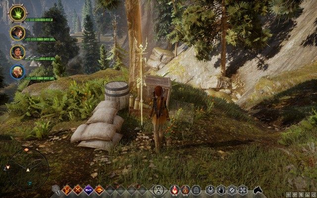 Jeden z punktów składowania zapasów - Dragon Age Inquisition: Wśród żywiołów (In the Elements) - Dragon Age: Inkwizycja - poradnik do gry