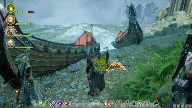 Zwłoki między łodziami - miejsca znalezienia klucza - Dragon Age Inquisition: Czerwona woda (Red Water) - Dragon Age: Inkwizycja - poradnik do gry