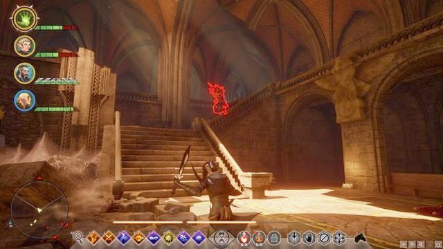 Jeden z Behemotów posiadający Szmaragdową pieczęć - Dragon Age Inquisition: Grobowiec Rycerza (The Knights Tomb) - Dragon Age: Inkwizycja - poradnik do gry
