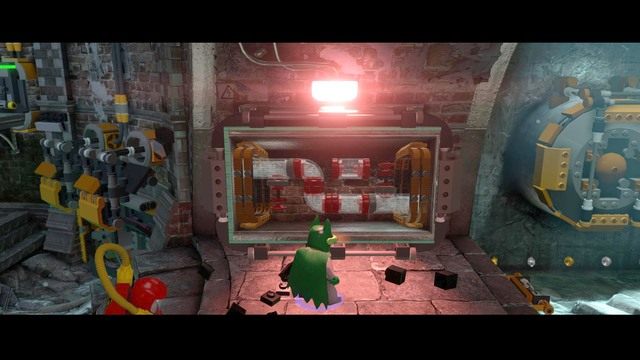 Zmieniaj położenie klocków w taki sposób by utworzyć z nich przepływ widoczny na obrazku powyżej - Pościek | Opis przejścia Lego Batman 3 Poza Gotham - LEGO Batman 3: Poza Gotham - poradnik do gry