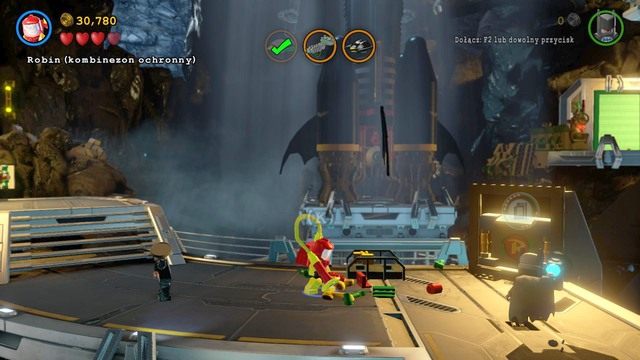 Przejdź na niższy poziom i zbierz Token postacią Batmana - Kostium Na Miarę Kosmosu | Opis przejścia Lego Batman 3 Poza Gotham - LEGO Batman 3: Poza Gotham - poradnik do gry