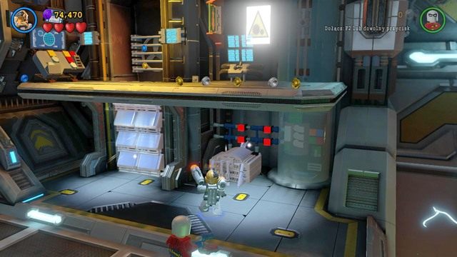 Po odzyskaniu panowania nad postaciami podejdź na prawą platformę jako Cyborg i przebierz się w kostium rozbiórkowy - Na Strażnicy Porządku | Opis przejścia Lego Batman 3 Poza Gotham - LEGO Batman 3: Poza Gotham - poradnik do gry