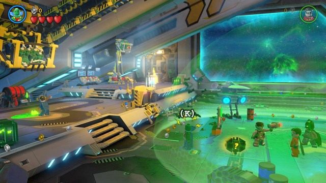 Wraz z towarzyszami zostaniesz uwięziony w zielonej sferze Zielonej Latarni - Na Strażnicy Porządku | Opis przejścia Lego Batman 3 Poza Gotham - LEGO Batman 3: Poza Gotham - poradnik do gry
