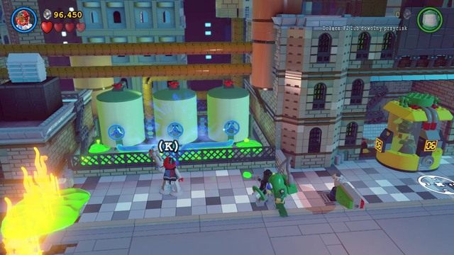 Wróć do strefy głównej i zmień postać na Cyborga - Małe Gotham... Duży Problem | Opis przejścia Lego Batman 3 Poza Gotham - LEGO Batman 3: Poza Gotham - poradnik do gry