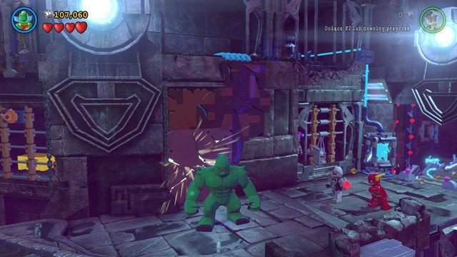 Po przejściu do kolejnej lokacji zmień postać na Marsjanina i zacznij zabijać wrogów - Indygująca Historia | Opis przejścia Lego Batman 3 Poza Gotham - LEGO Batman 3: Poza Gotham - poradnik do gry