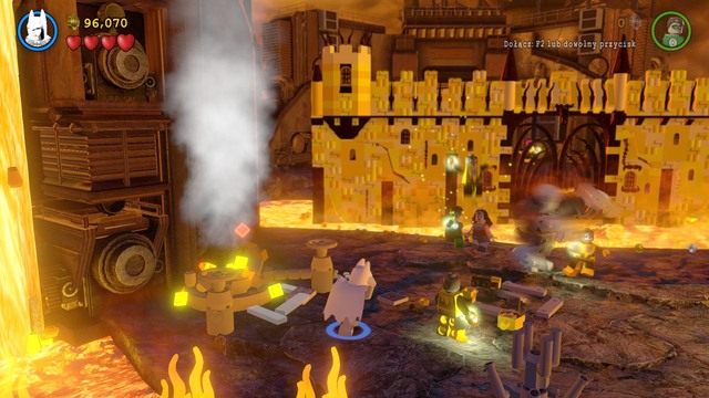 Na górze czeka cię walka z Sinestro - Qwardy Orzech Do Zgryzienia | Opis przejścia Lego Batman 3 Poza Gotham - LEGO Batman 3: Poza Gotham - poradnik do gry