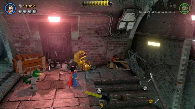 Pierwszy minizestaw możesz zdobyć niszcząc pięć złotych toalet - Minizestawy | Pościek - sekrety w Lego Batman 3 Poza Gotham - LEGO Batman 3: Poza Gotham - poradnik do gry