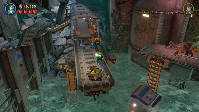 Trzeci zestaw pięciu klocków znajdziesz przy pociągu - Minizestawy | Pościek - sekrety w Lego Batman 3 Poza Gotham - LEGO Batman 3: Poza Gotham - poradnik do gry