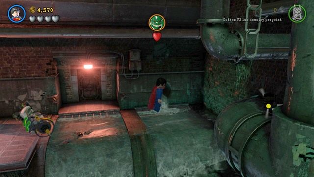 Szósty minizestaw znajduje się na rurze po prawej stronie areny - Minizestawy | Pościek - sekrety w Lego Batman 3 Poza Gotham - LEGO Batman 3: Poza Gotham - poradnik do gry