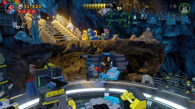 Minizestaw znajdziesz za niebieskimi wrotami na górnym poziomie Batmolki (po lewej stronie) - Minizestawy | Batmolka - sekrety w Lego Batman 3 Poza Gotham - LEGO Batman 3: Poza Gotham - poradnik do gry